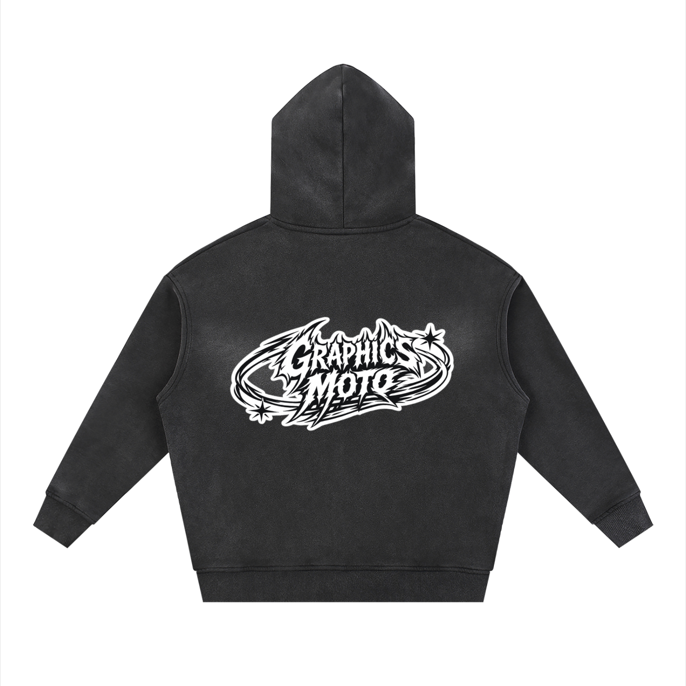 "GRAPHICS MOTO CLASSIC" ZIPPER HOODIE