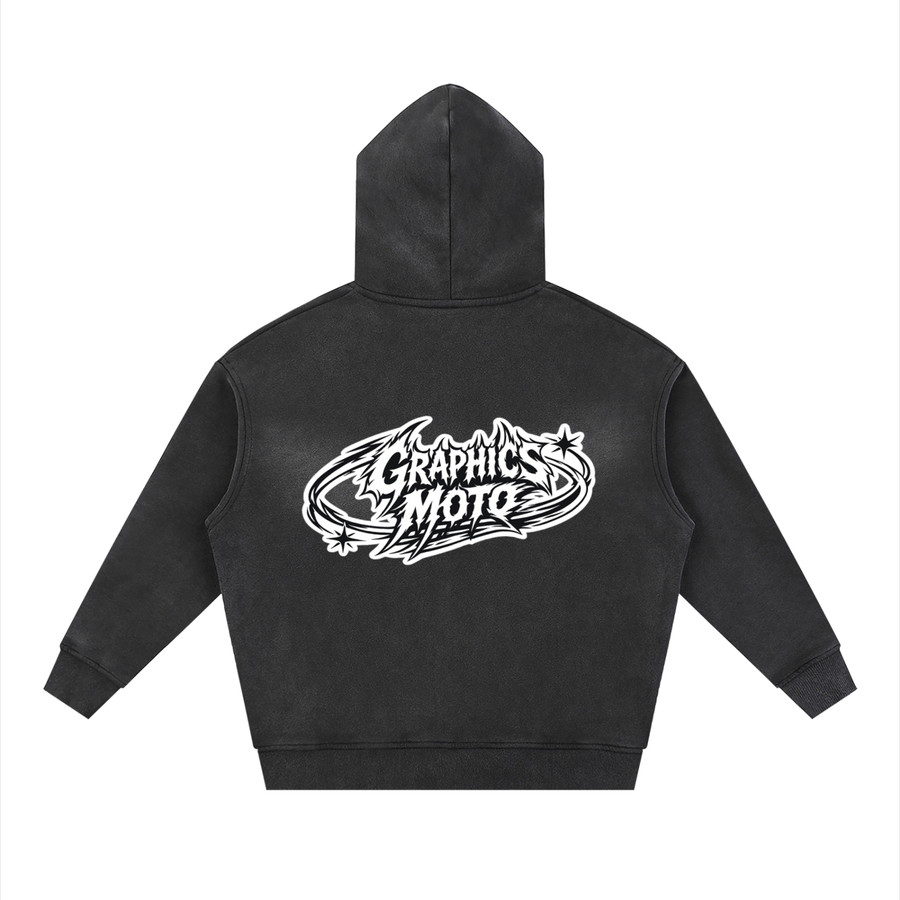 "GRAPHICS MOTO CLASSIC" Zipper Hoodie