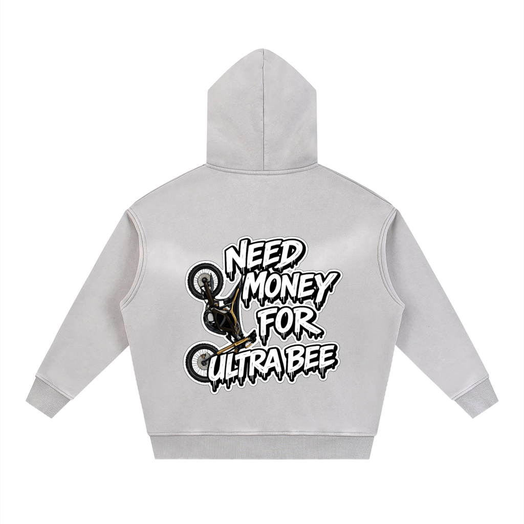 "NEED MONEY FOR ULTRA BEE" Zipper Hoodie