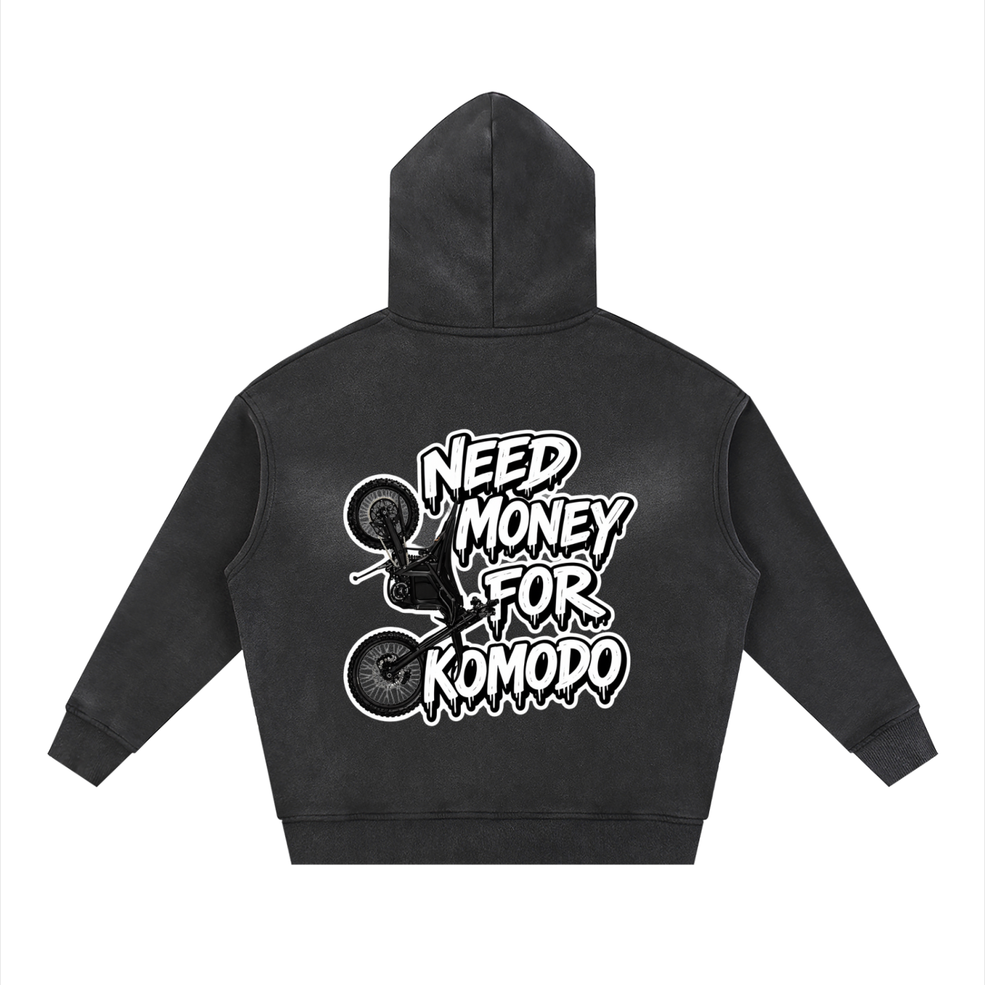 "NEED MONEY FOR KOMODO"  Zipper Hoodie