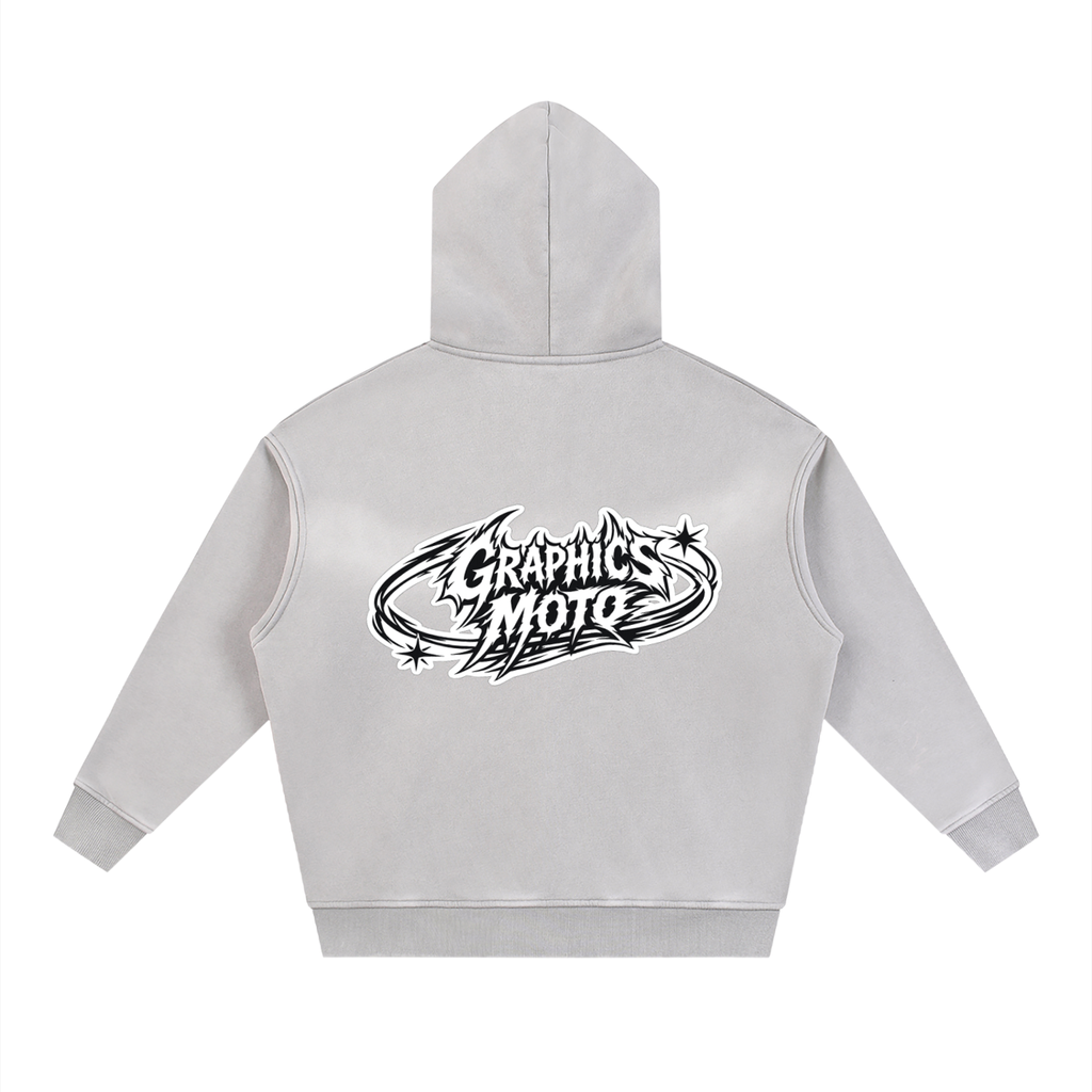 "GRAPHICS MOTO CLASSIC" ZIPPER HOODIE
