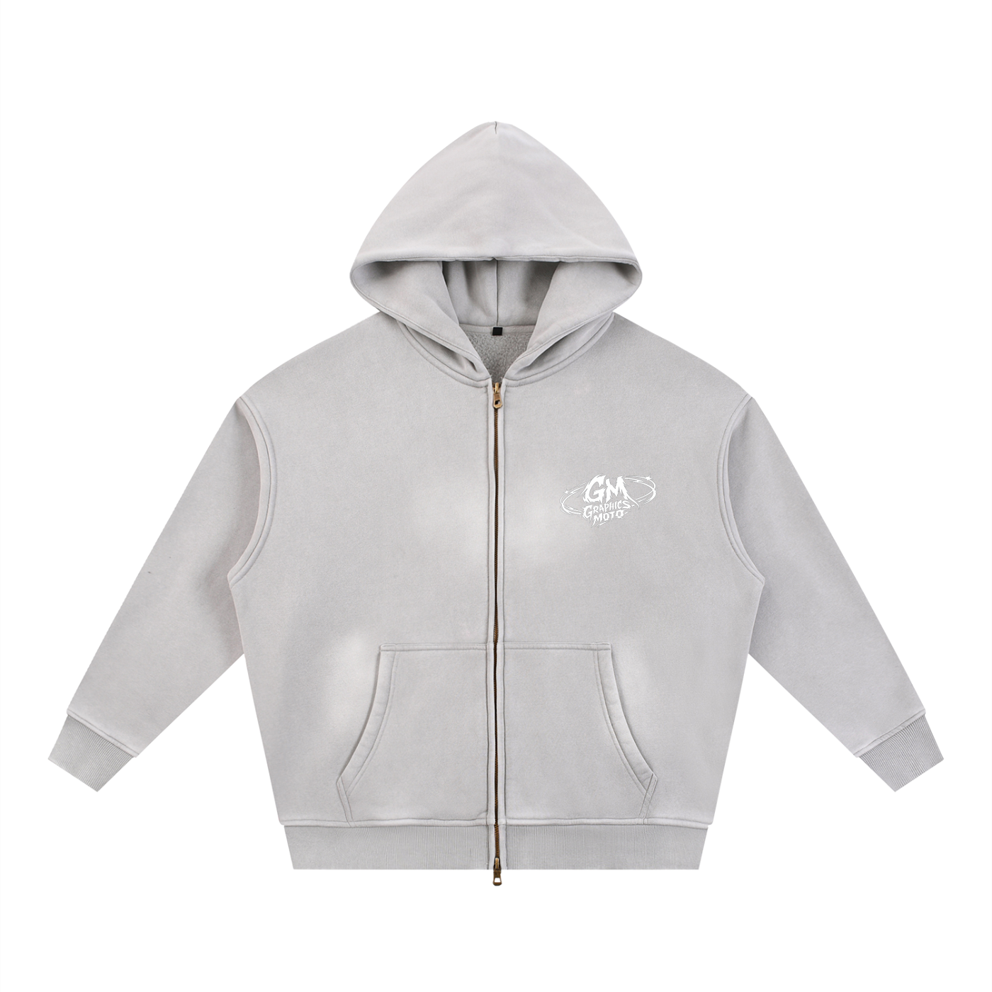 "GRAPHICS MOTO CLASSIC" ZIPPER HOODIE
