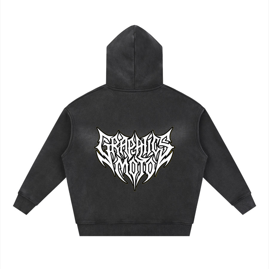 "GRAPHICS MOTO SPECIAL" Zipper Hoodie